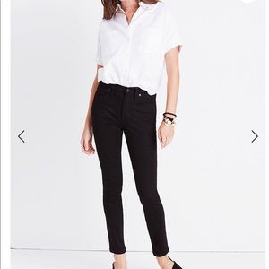 Madewell Tall 9" Mid-Rise Skinny Jeans Stay Black